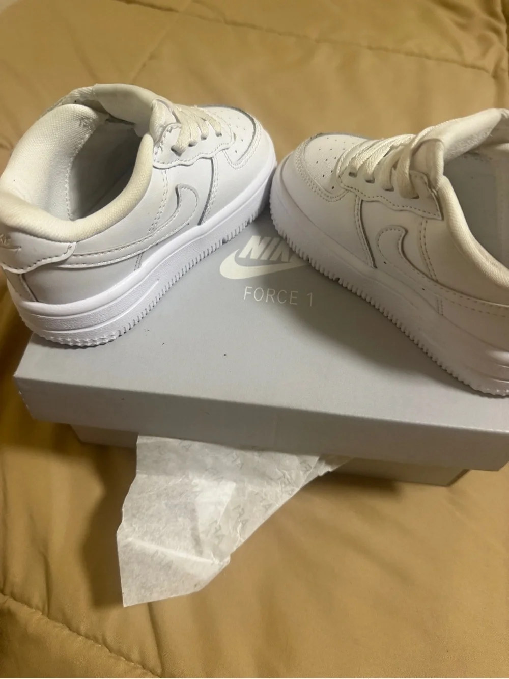Nike Kids White Low-Top Sneakers - Classic Swoosh